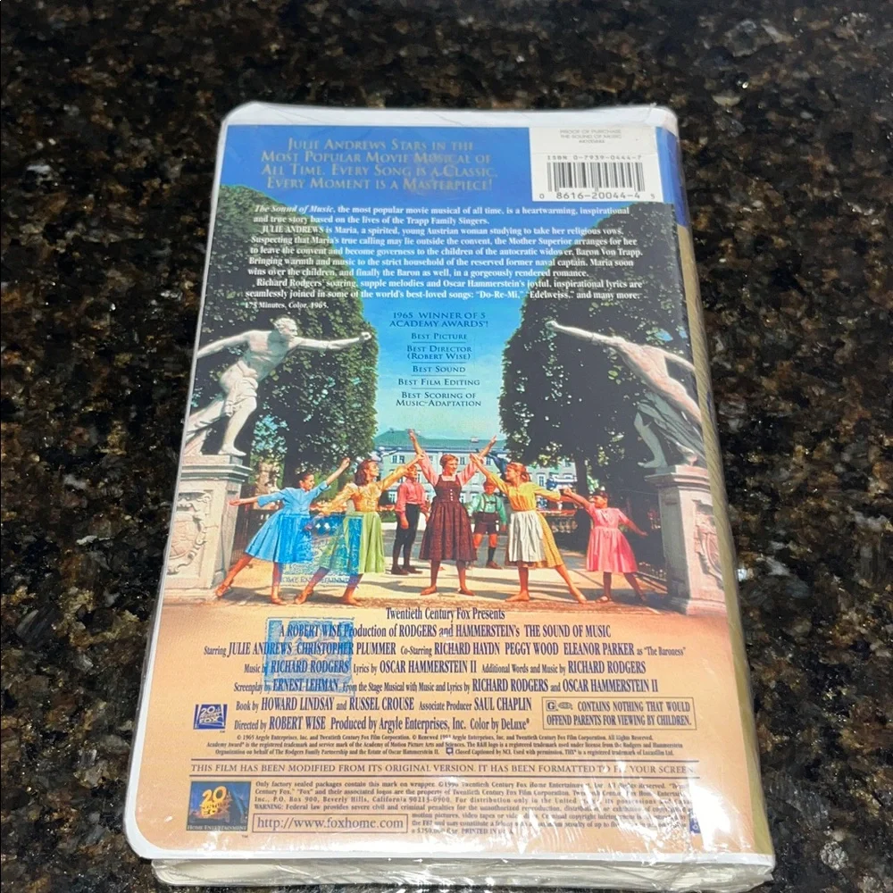 The Sound of Music VHS Tape NWT 1996